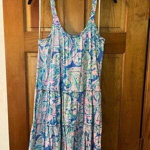 Lilly Pulitzer Blue and Pink Kids One Piece